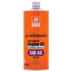 Масло SAE 5W-40 (1L) SP/SF	A00032241	AUTOBACS	ford (синтетика) бензин/дизель